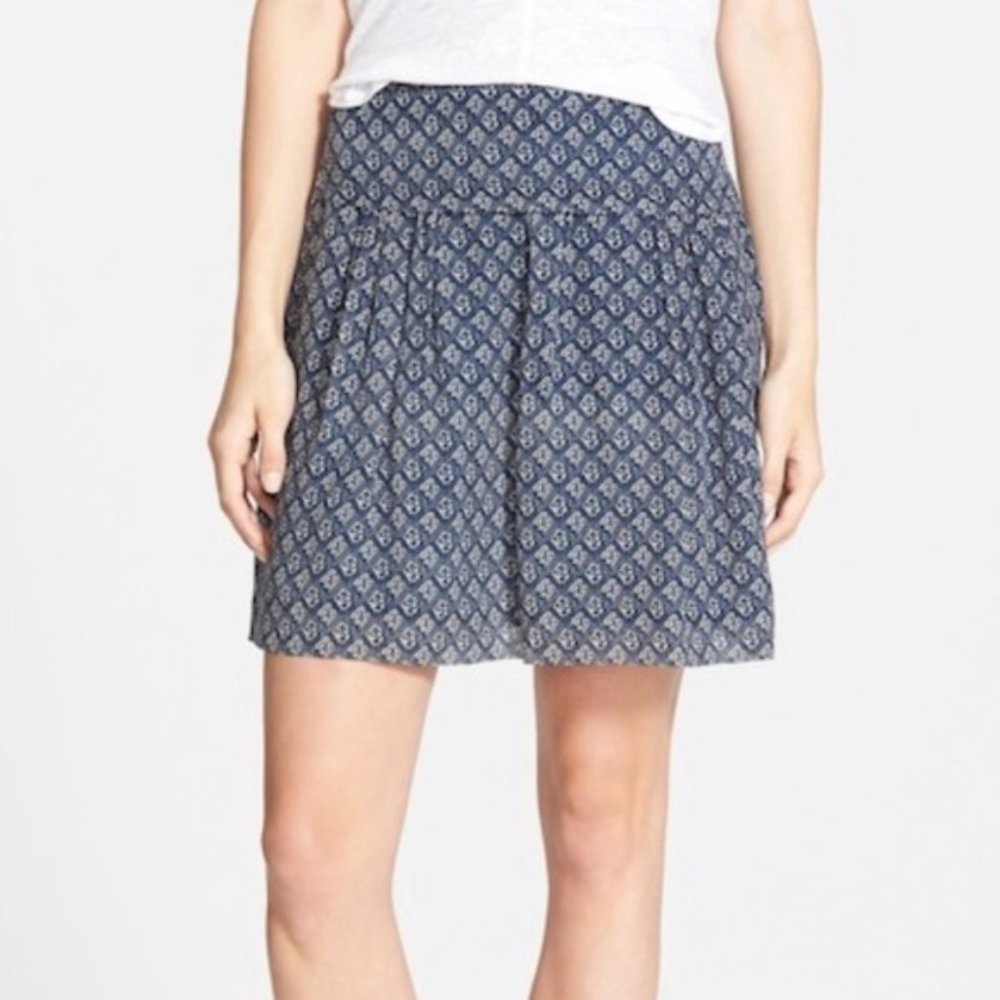 Madewell Silk Skyline Skirt Moroccan Tile 0